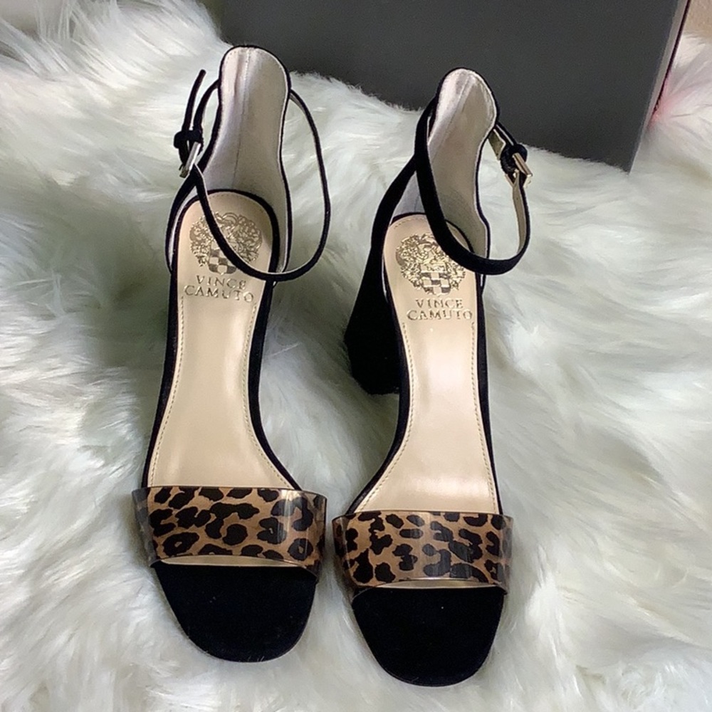 Vince Canute Winderly natural multi/black Leo  PVCTrue Suede